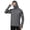 Gray, variant on LTTVQM Unisex Adult UV Guard Hooded Long Sleeve Top Solid Body Realtree Camo Splice Print Attached Neck Mask Light Cooling Fabric Camping Shore Fishing Hunting Wear Black M