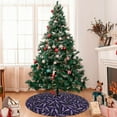 thumbnail image 7 of Yiaed Lavender Flowers Print Christmas Tree Skirt , Tree SkirtsTree Mat for Christmas Winter Holiday Indoor Decorations-48", 7 of 7
