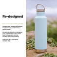 thumbnail image 3 of Klean Kanteen Classic Insulated Water Bottle with Loop Cap - Stainless Steel Drinking Bottle for Hot & Cold Beverages - Dishwasher-Safe Travel Bottle - Blue Tint, 20 oz, 3 of 7