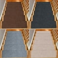 thumbnail image 2 of Stair Treads Non Slip Self Adhesive Pet Friendly Indoor Stair Protectors Rugs Covers Mats Skid Resistant Tape Free Soft, 2 of 7
