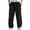 Black#58, variant on Vamuko Cotton Sweatpants Men Baggy Wide Leg Joggers Tapered Drawstring Running Winter Color Block Cargo Big and Tall Sweat Pants Black 3XL