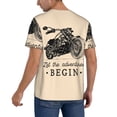 thumbnail image 2 of Fotbe Let The Adventure Begin Baseball Jersey Shirt for Men and Women, Casual Short Sleeves Button Down T-Shirt-3X-Large, 2 of 9