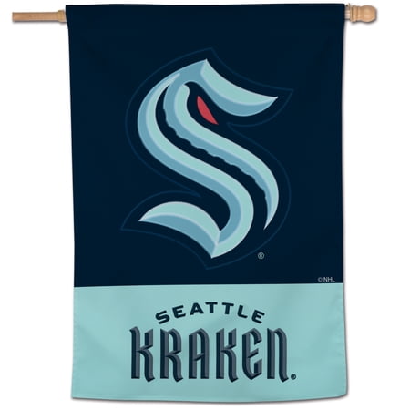 WinCraft Seattle Kraken 28 x 40 Applique Vertical Banner