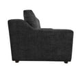 thumbnail image 5 of Serta Giles Modern Style Convertible Sofa, Black Chenille Fabric, 5 of 5