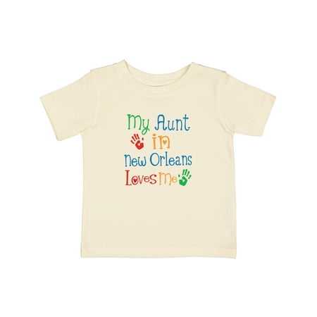 

Inktastic My Aunt in New Orleans Loves Me Gift Baby Boy or Baby Girl T-Shirt