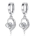 thumbnail image 2 of Pendientes Mujeres Corazón Señoras Pendientes Corazón Eterno Largo Cristal Moda Temperamento Pendientes Colgante, 2 of 5