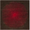 thumbnail image 7 of SAFAVIEH Soho Michelle Geometric Area Rug, Brown/Red, 6' x 6' Square, 7 of 7