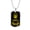 Military Chain (Gold), variant on Braque Du Bourbonnais Dad Dog Dog Tag Necklace Stainless Steel 24" Chain Silver Tone or Gold Tone Dog Owner Lover