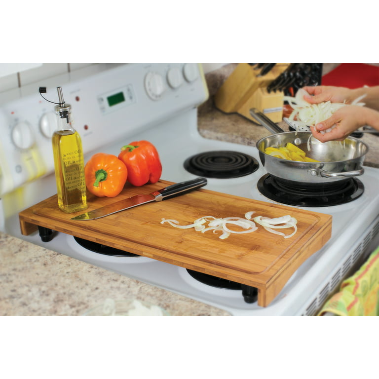 Hand Crafted Over Stove Top Cutting Board by JHO Studios LLC