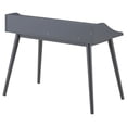 thumbnail image 4 of Percy 45-inch 4-compartment Writing Desk Grey, 4 of 5