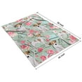 thumbnail image 4 of Jack Russell Terrier Dog and Flower Blanket,Comfortable Soft Lamb Wool Throw Blanket,All Season,Warm Lightweight Blankets for Sofa Bed Couch Living Room Chair,40"x50", 4 of 4