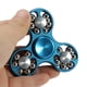 thumbnail image 2 of Juguete antiestrés con rodamiento de bolas de acero para EDC Focus, elegante spinner azul con punta de dedo, 2 of 3