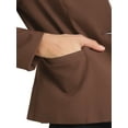 thumbnail image 5 of INSPIRE CHIC Women's Blazers Stand Collar Single Breasted Work Suit Jacket S Brown, 5 of 5