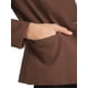 thumbnail image 5 of BLAZERS DE MUJER INSPIRE CHIC Cuello Alto Chaqueta de Traje de Un Solo Botón XS Marrón, 5 of 5
