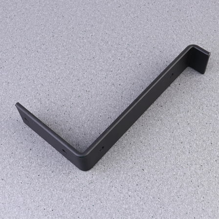 SOPOTUTU Black Metal Bracket for Heavy Duty Load Bearing and Home Shelf Support, Wall Mount Hardware