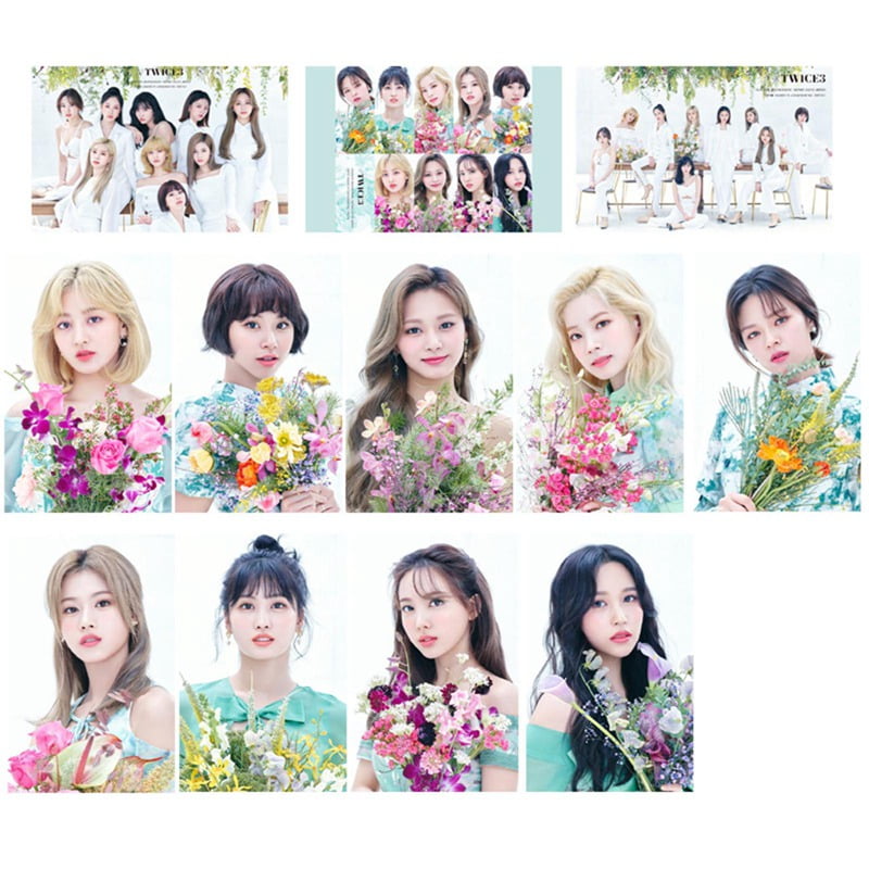 Pwfe Top Sale Kpop Twice Mini Album Photocard Photobook Poster Lomo Cards Gift For Fans 12pcs Set Walmart Com Walmart Com