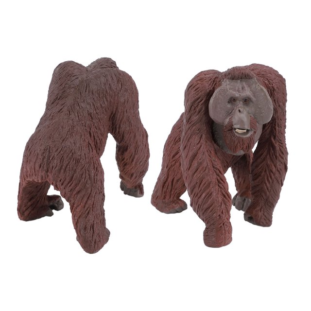 Mini Figurita Orangután, Figura orangutana versátil PVC Plastic Educational Para El Aprendizaje Cognitivo