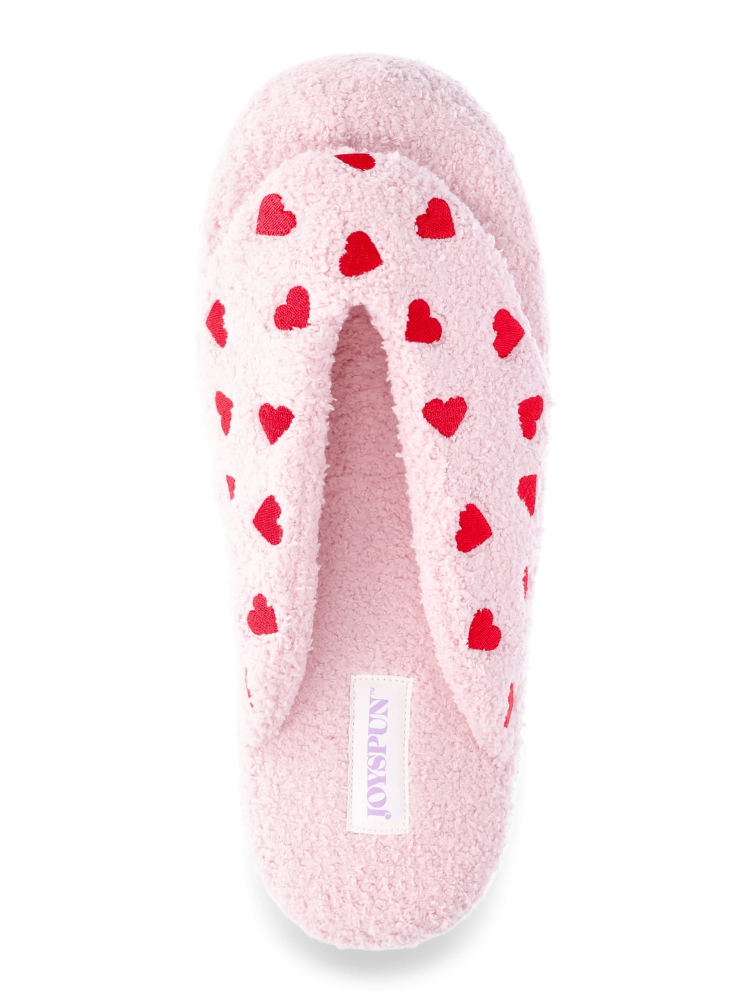Joyspun Women's Heart Thong Slippers