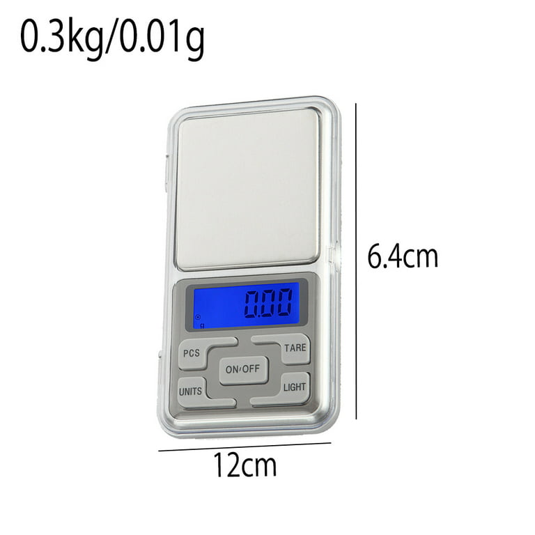 Rush Digital Pocket Scales Gram Kitchen Mini Portable Lab Jewelry Coffee  Scale Capacity 500g with USB Cable (Black) S4721 