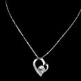 thumbnail image 2 of Collar de Plata 925 Perfecl Colgante de Cristal Claro, 2 of 4