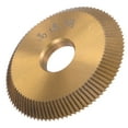 thumbnail image 1 of Unique Bargains 16x60x6.35mm Key Cutting Blade Horizontal Machine High-Speed Steel Disk Cutter Locksmith Tool, Titanium Coating, 1 of 5