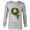 Athletic Heather, variant on Ice Age Scrat Prehistoric Christmas Holiday Acorn Wreath - Long Sleeve T-Shirt for Men - Customized-White