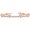 Rose Gold, variant on 2-20 Carat (ctw) round Cut LAB GROWN Diamond Round Cut Eight Of Hearts Diamond Tennis Bracelet (Color H-I Clarity VS1-VS2) 14K Yellow Gold 3 Carat
