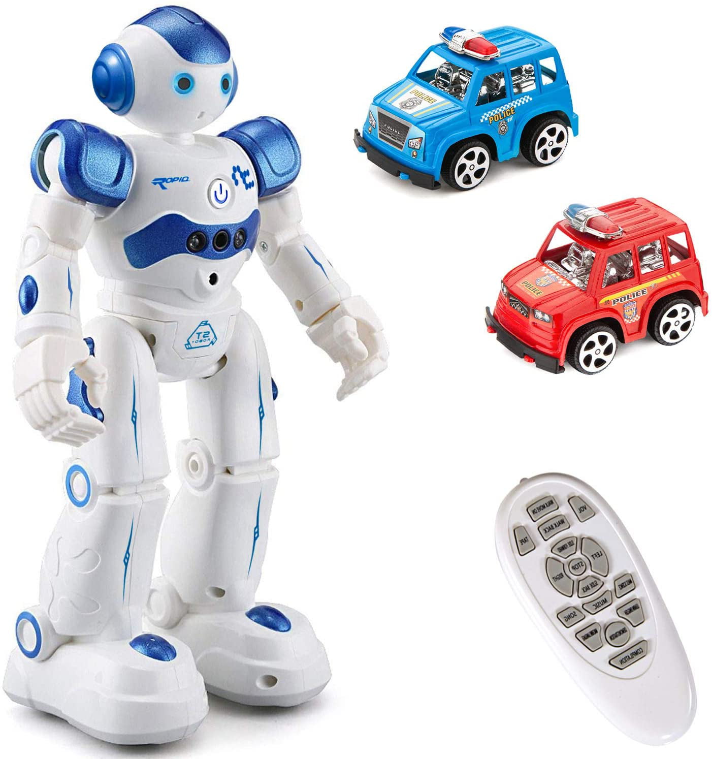 Blue Smart Robot Toys Remote Control Robot Nice Gift for Boys Girls kids 