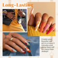 thumbnail image 3 of Kit de esmaltes de uñas Beetles Fall Gel, 23 unidades, naranja, burdeos y rojo, 3 of 9