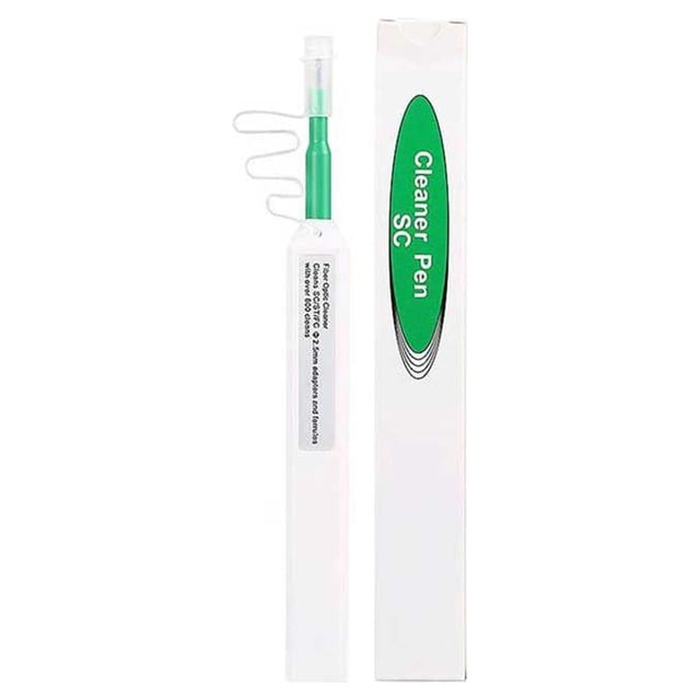 Monstrate Pluma de limpieza de fibra óptica, rotación de 180 grados, mancha de suciedad, equipo de herramienta de limpieza factorial de Teléfono y Comunicación 2.5 MM