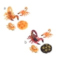 thumbnail image 4 of 1 Set Life Cycle Toy Household Simple Simulation Model Educational Toys Exquisite Interesting Scorpion Models for Home School Black Red, 4 of 9