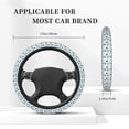 thumbnail image 3 of Cauagu Turtle Print Car Steering Wheel Cover - Universal Car Accessory for Diverse Cars for Steering Wheel with a Diameter of 14.5"-15", 3 of 7