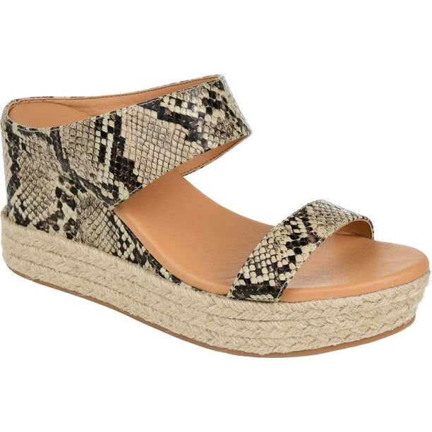 espadrille wedge slide