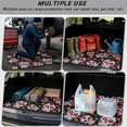 thumbnail image 5 of Yspwyqan Universal Car Trunk Mat 29" x 39", Sugar Skull Grip Base Season-Resistant Cargo Liner, Compatible with Most Sedans SUVs Wagons for Daily Commutes Trips, 5 of 7