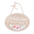 thumbnail image 1 of SHISUYAN 1Set Hanging Board Wooden Front Door Hanging Decor For Home And Office Use, 1 of 9