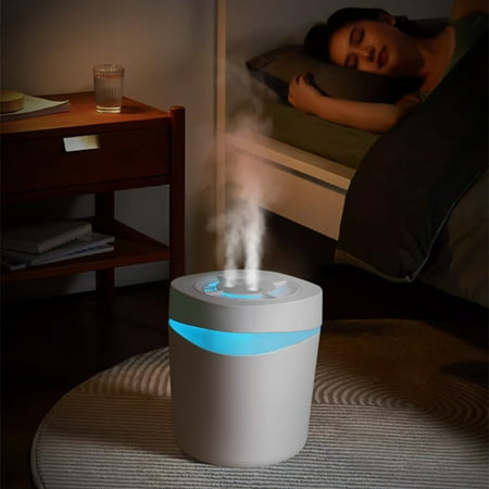 

USB Humidifier Leak Proof Seven Color Ambient Light Gas Purification Humidifier Humidifiers birthday gifts for women