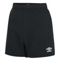 thumbnail image 1 of Umbro - Pantalones Cortos Club Leisure para Mujer (Negro, Blanco), 1 of 3