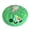 Green, variant on Pink Glitter Dumpling Figurine with Cute Face, 1 Pack, Pink, for Relaxation