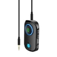 thumbnail image 3 of Transmisor y Receptor Bluetooth 5.0 T3 con Micrófono Incorporado, Batería Interna y Color Negro – Convierte Dispositivos de Audio No Bluetooth en Compatibles, Conexión Fácil y Uso Inmediato, Ideal, 3 of 7
