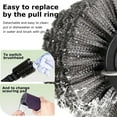 thumbnail image 4 of Cordless Electric BBQ Grill Brush – 3-Speed 180° Adjustable Head, Stainless Steel & Nylon Bristles, Waterproof, Heat-Resistant, Cordless Cleaner for Grills & Smokers, 4 of 6