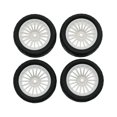 thumbnail image 3 of Remote Control Drift Car Front Differential Racing Automobile Adults Gifts Spare Parts Replacement for UDI 1601 1602 SG1603 1604 White 4 Pieces Tires, 3 of 9