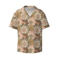 thumbnail image 6 of Kdxio Men's Hawaiian Shirt for Men Short Sleeve Shirt Mandala Summer Casual Holiday Beach Button Down T-Shirts, 6 of 7