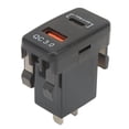 thumbnail image 1 of Style Interrupteur à Bascule, Impact de Voiture Charge Rapide Pratique Installation Facile Double USB Universel pour RV, 1 of 8