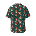 thumbnail image 5 of Salouo Mushroom House Pattern Cuban Collar Shirts for Men Button-Down Shirt Men's Short Sleeve Shirts Hawaiian Shirts Casual Shirts -Large, 5 of 6