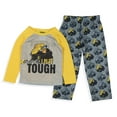 thumbnail image 2 of Tonka Dump Truck Toddler Boys' I Play Tough 2 Piece Raglan Long Sleeve Pajama Pant Sleep Set Loungewear, 2 of 6