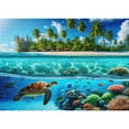 thumbnail image 2 of Puzzle Sutinban Sea Turtle 1000 piezas para adultos, 70 cm x 50 cm, 2 of 8