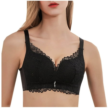 

Womens Lace Bras No Underwire Plus Size MagicLift Sexy Bra Perfect Coverage Anti-Gravity Basic Bralette Brassieres