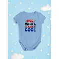 thumbnail image 3 of Red White And Cool Bodysuit Infant -Image by Shutterstock,  24 Months, 3 of 4
