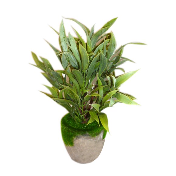 Juego de 4 macetas con planta artificial para decoración del hogar, oficina Storyland Storyland 57698