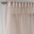 thumbnail image 4 of 3S Brother's Pink Lace Sheers Dots Pattern Curtains Extra Long Set of 2 Panels Rod Pocket & Back Tab Home Décor Window Custom Made Drapes 10-30 Ft. Long -Made in Turkey Each Panel (52"W x 288"L), 4 of 5